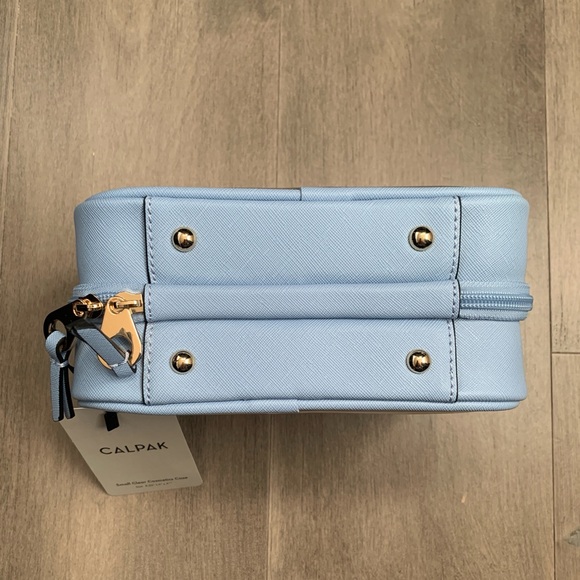 Calpak Sky Blue Small Clear Cosmetics Bag - Picture 5 of 8